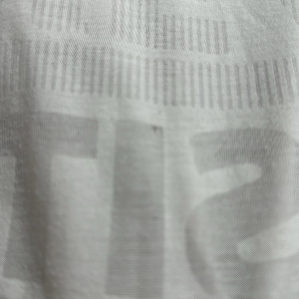 Lululemon Next To Nothing Tank Exploded Manifesto Pop Block Burnout White - Picture 8 of 11